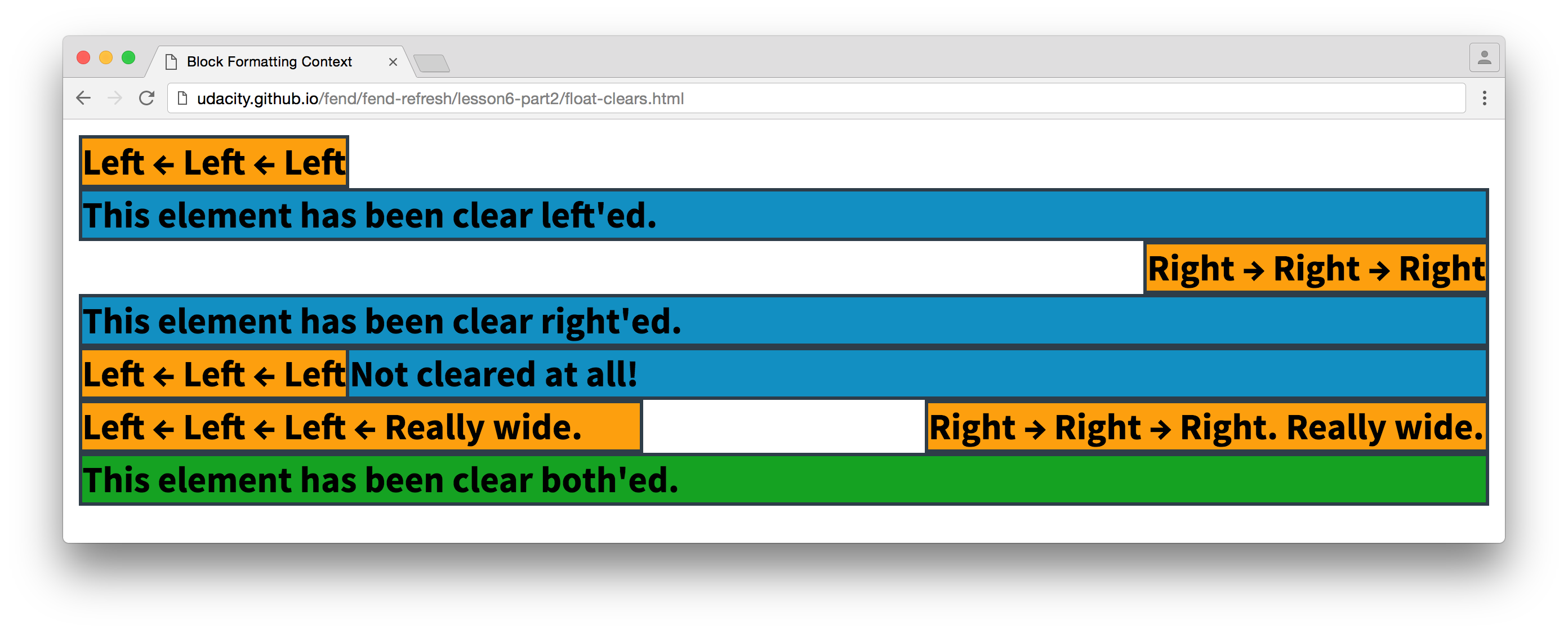 There is clearly a difference to the behaviors of different clears. (Sorry for the bad pun :P)